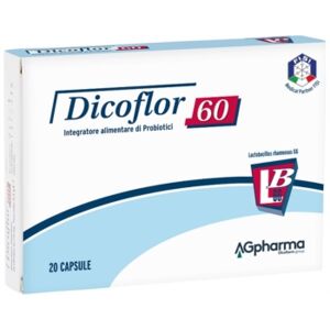 Dicofarm Linea Intestino Sano Dicoflor 60 Probiotico Integratore 20 Capsule