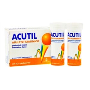 Acutil Multivitaminico Linea Classic Integratore Alimentare 20 Cpr Effervescenti