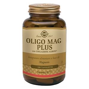 Solgar Linea Benessere Oligo Mag Plus Integratore 100 Tavolette.