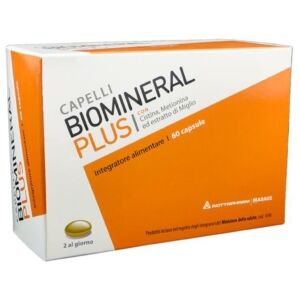 Biomineral Linea Unghie e Capelli Plus Integratore Alimentare 60 Capsule