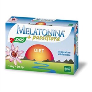 Sofar Linea Sonno e Serenità Melatonina + Passiflora Integratore 30 Compresse