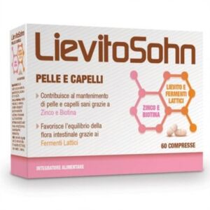 LievitoSohn Linea Pelle e Capelli Integratore Lievito di Birra 60 Compresse