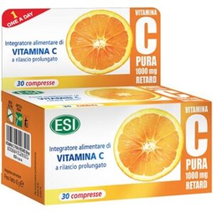 Esi Linea Vitamine e Minerali Vitamina C Pura Retard Integratore 30 Compresse