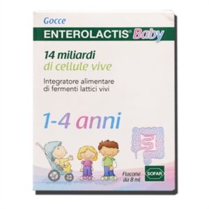 Sofar Linea Intestino Sano Enterolactis Baby Integratore Fermenti Gocce 8 ml