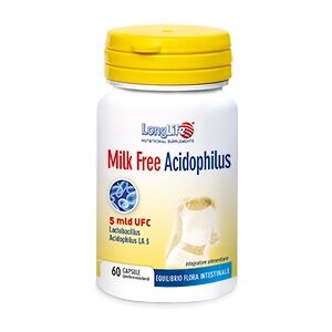 Longlife Linea Benessere dell'Intestino Milk free Acidophilus 60 Capsule