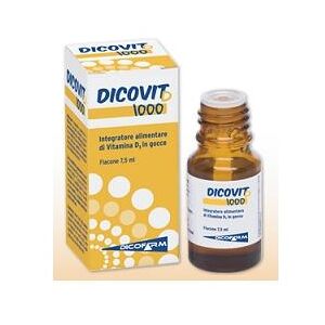 Dicofarm Linea Benessere sistema immunitario Dicovit D 1000 Flacone da 7,5 ml.
