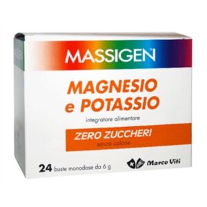 Massigen Linea Sali Minerali Magnesio Potassio Integratore Zero Zuccheri 24 Bst
