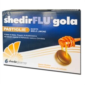 Shedir Pharma Linea Gola Sana Shedirflu Gola Miele e Limone 24 pastiglie