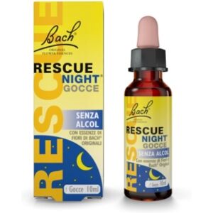 Schwabe Pharma Linea fiori di Bach Rescue Night Gocce 10 ml senza Alcol