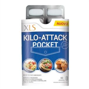 XL-S XLS Linea Controllo del Peso Kilo-Attack Pocket Integratore 10 Compresse