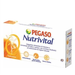 Pegaso Linea Vitamine e Minerali Nutrivital Integratore 30 Compresse Masticabili