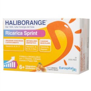 Eurospital Linea Vitamine Haliborange Ricarica Integratore 20 Stick Pack