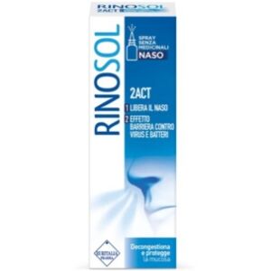 Euritalia Pharma Linea Naso Sano Rinosol 2ACT Spray Nasale 15 ml