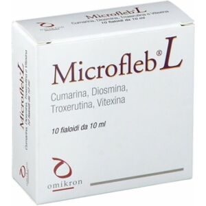 Omikron Italia Linea Circolazione e Microcircolo Microfleb L 10 Flaconcini