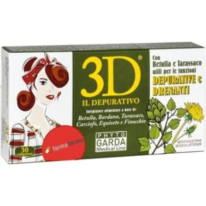 Phytogarda Linea Depurativa 3D il Depurativo Integratore 30 Compresse