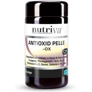 Nutriva Linea Antiossidanti Antioxid Pelle-OX Integratore 30 Softgel