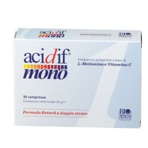 Biohealth Biohealt Linea Benessere dell'Apparato Urinario Acidif Mono 30 compresse
