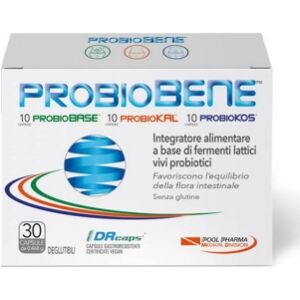 Pool Pharma Linea benessere dell'intestino Probiobene Integratore 30 capsule