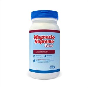 Natural Point Linea Vitamine e Minerali Magnesio Supremo Ferro Polvere 150 g