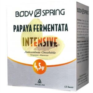 Body Spring Integratore Alimentare Papaya Fermentata Intensive 12 Buste