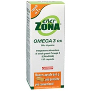 Enerzona Linea Integratori Omega3 Rx Acidi Grassi Epa Dha 120 Capsule Da 1 G