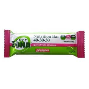 Enerzona Linea Alimentazione Dieta A Zona Nutrition Bar Frutti Rossi 40-30-30