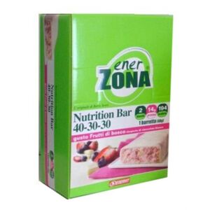 Enerzona Linea Alimentazione Dieta A Zona Nutrition Bar Frutti Rossi 20 Barrette
