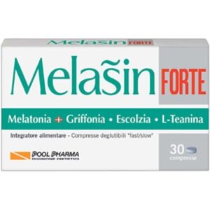 Pool Pharma Melasin Forte Linea Sonno E Serenità Integratore Alimentare 30 Compresse