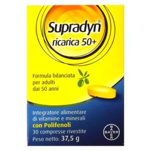 Supradyn Linea Vitamine E Minerali Ricarica 50+ Over 50 Integratore 30 Compresse