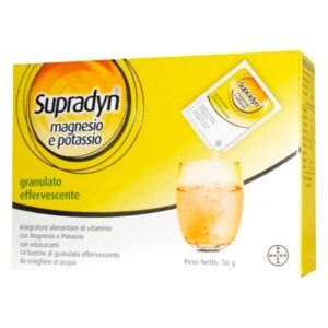 Supradyn Linea Vitamine Minerali Magnesio Potassio Integratore Granulato 14buste