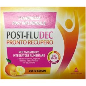 Angelini Linea Vitamine E Minerali Post-Flu Dec Integratore Alimentare 12 Buste