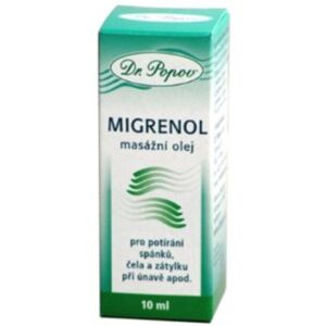 Dr. Popov Migrenol olio da massaggio, 10 ml