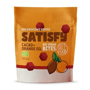 Diet Food BIO Cubetti di frutta Satisfy – cacao e arancia, 120 g