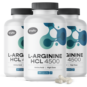 Erefit® 3x L-arginina HCL 4500 mg, totale 1095 capsule