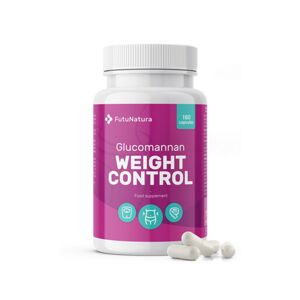 FutuNatura Weight Control glucomannano + cromo, dimagrante e soppressore dell'appetito, 180 capsule