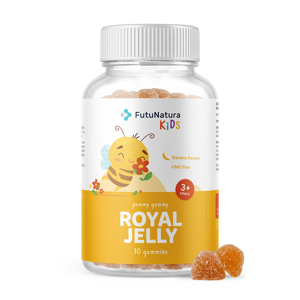 FutuNatura KIDS ROYAL JELLY – Caramelle gommose con pappa reale per bambini, 30 caramelle gommose