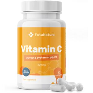 FutuNatura Vitamina C a lento rilascio - sistema immunitario, 30 capsule