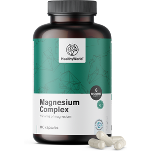 HealthyWorld® Complesso di magnesio, 180 capsule