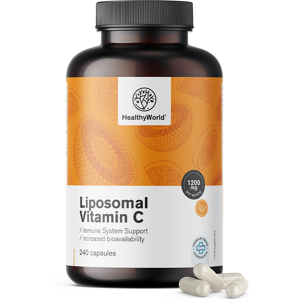 HealthyWorld® Vitamina C liposomiale 1200 mg, 240 capsule