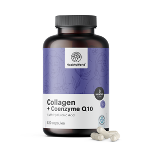 HealthyWorld® Collagene + Coenzima Q10, 120 capsule