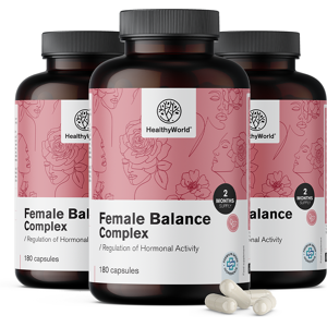 HealthyWorld® 3x Female Balance – complesso per donne, totale 540 capsule