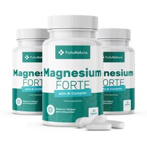 FutuNatura 3x Magnesio Forte + B complesso, totale 90 compresse