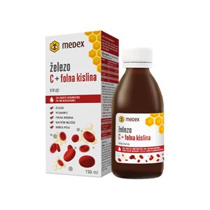 Medex Sciroppo Ferro C + acido folico, 150 ml