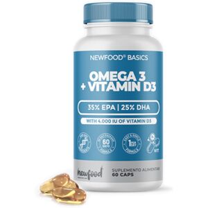 NewFood Omega 3 + vitamina D3, 60 capsule