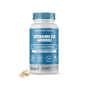 NewFood Vitamina D3, 4000 i.u., 60 capsule morbide