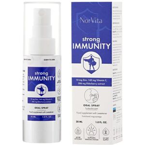 Norvita Strong Immunity - Spray Vegano Per L'immunità, 30 Ml