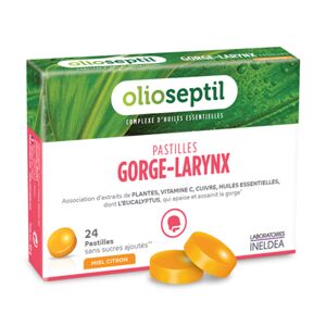 OLIOSEPTIL® Pastiglie per la gola, gusto miele-limone, 24 pastiglie