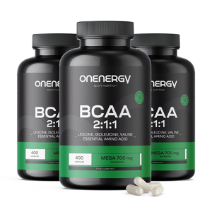 OnEnergy 3x BCAA 2:1:1 Mega 700 mg, totale 1200 capsule