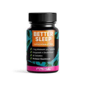 ProFuel Better Sleep melatonina vegana – lampone, 45 pastiglie