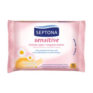 Septona Salviette intime Sensitive, 15 salviette